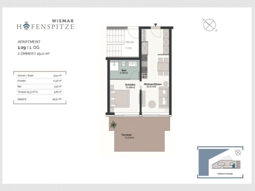 Hafenspitze App 09 Apartment Wismar Ngoại thất bức ảnh